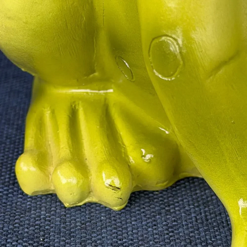 Frog Witch Figure Green Toad Wizard Statue Halloween Decor Resin Figurine NWT
